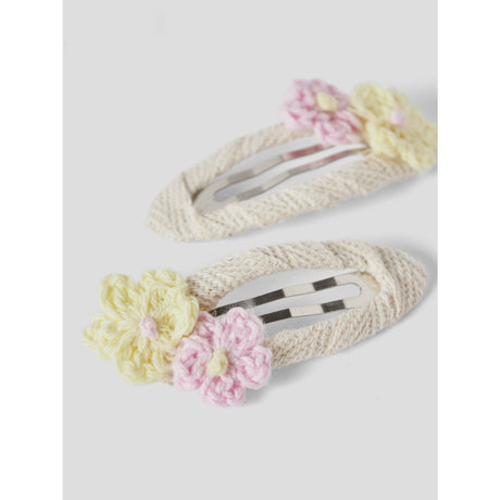 Name It Double Cream Nmfjoflower 2P Hairclip