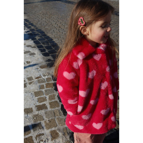 Konges Sløjd Cherry 2 Pakke Heart Hair Clips