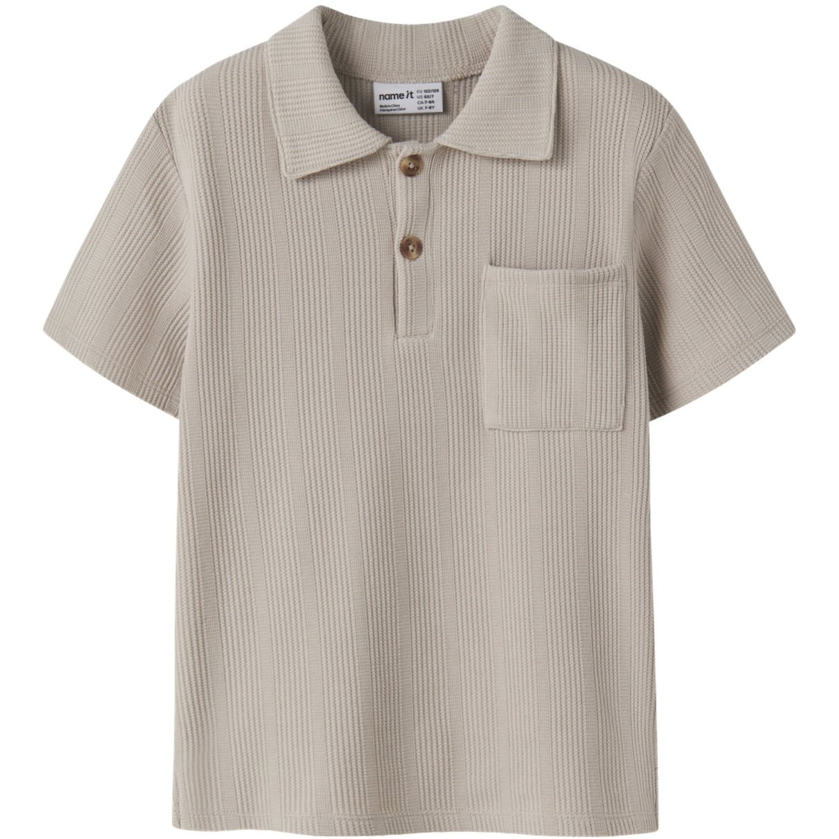 Name It Chateau Gray Nkmhaksi Ss Nreg Polo
