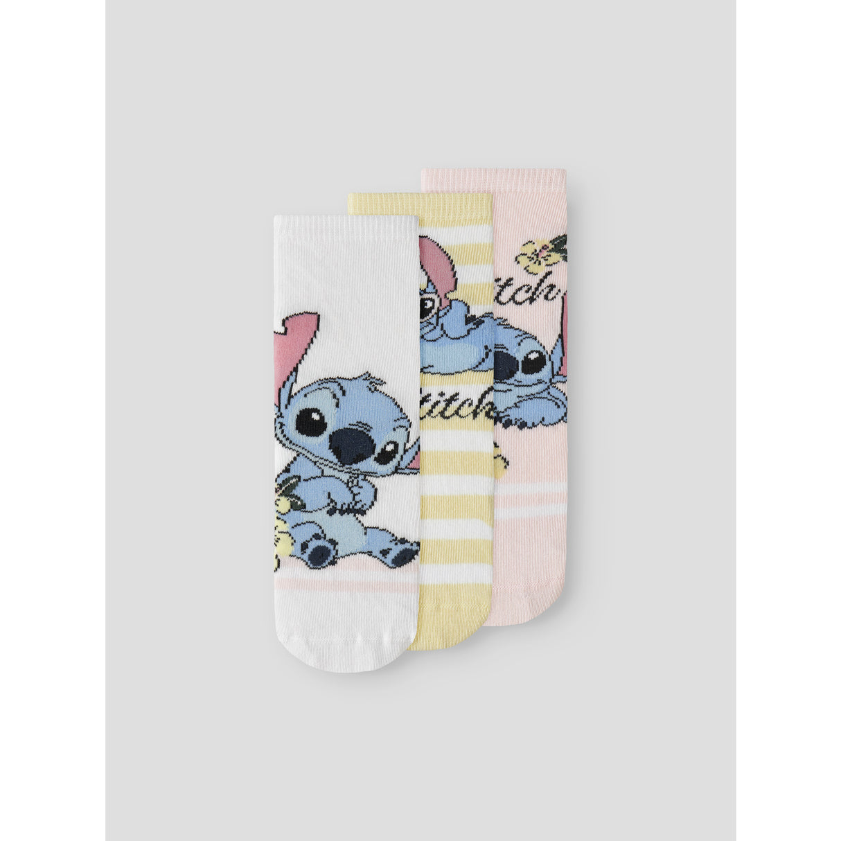 Name It Cradle Pink Nmfandi Stitch 3P Strømper Wdi