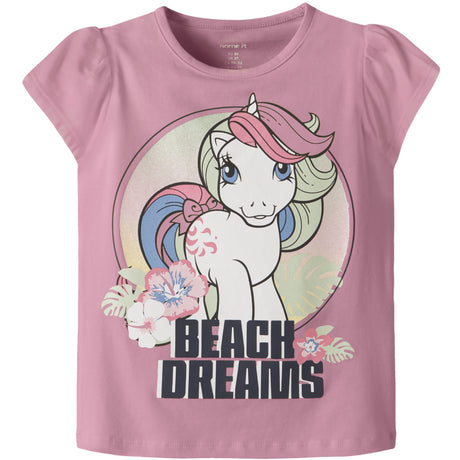 Name It Pink Drink Nmfada Mlp Ss Topp Cplg