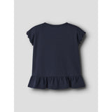 Name It Navy Blazer Nmfmina Paw Ss Topp Cplg