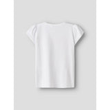 Name It Bright White Nmfmaka Bluey Ss Topp Sky