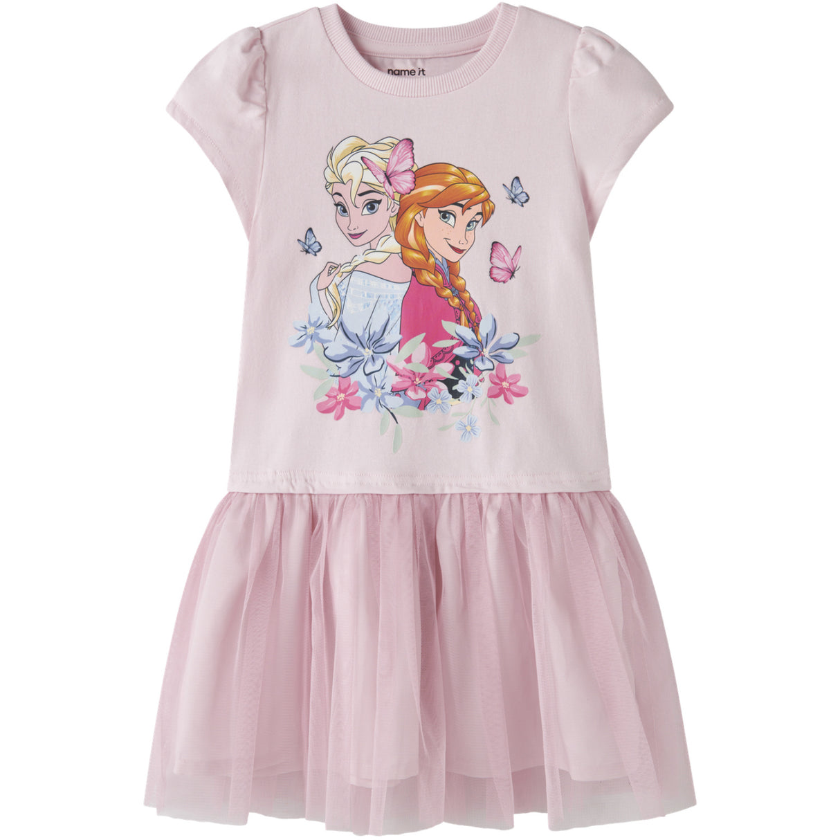 Name It Cradle Pink Nmfmemma Frozen Ss Tyll Kjole Wdi