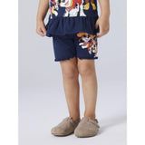 Name It Navy Blazer Nmfmiri Paw Shorts Leggings Cplg