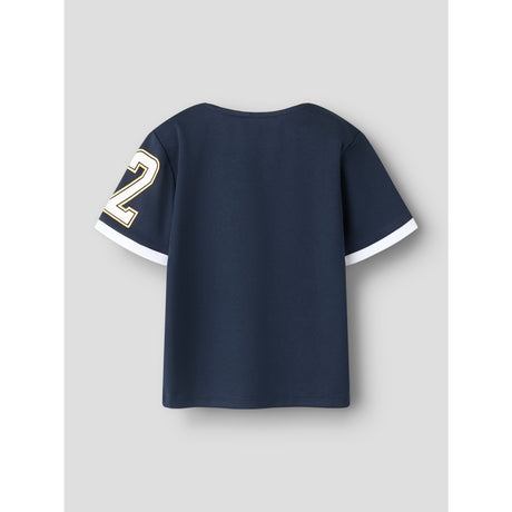Name It Navy Blazer Nmmanri Spider Nreg Ss Poly Topp Mar