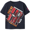Name It Navy Blazer Nmmajit Spider Nreg Ss Topp Box Mar