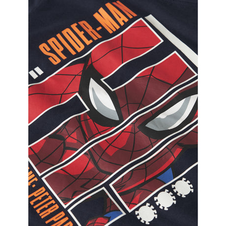 Name It Navy Blazer Nmmajit Spider Nreg Ss Topp Box Mar