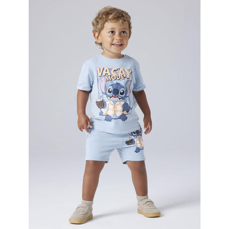 Name It Blue Fog Nmmantonio Stitch Ss Nreg Topp Wdi