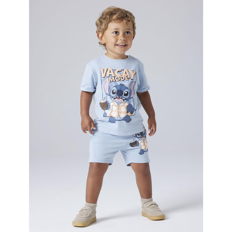 Name It Blue Fog Nmmal Stitch Nreg Long Sw Shorts Unb Wdi