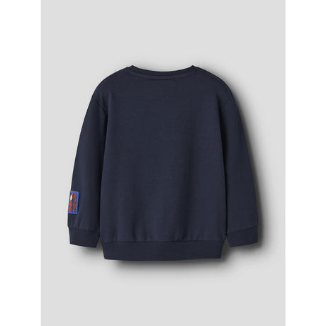 Name It Navy Blazer Nmmalbie Spider Nreg Sweat Unb Mar