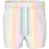 Name It Bright White Cool Stripe Nmfvigga Shorts F1 Noos