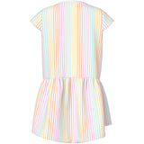 Name It Bright White Cool Stripe Nmfvigga Capsl Kjole F1 Noos