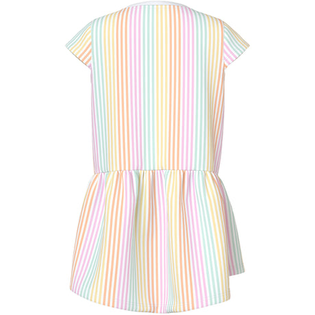 Name It Bright White Cool Stripe Nmfvigga Capsl Kjole F1 Noos
