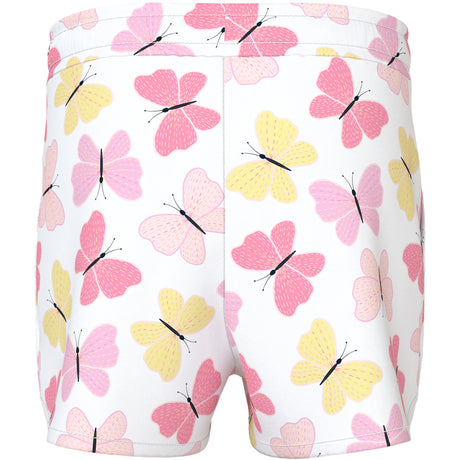 Name It Bright White Pink Butterfly Nmfvigga Shorts F1 Noos