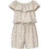 Name It Almond Milk Cute Flowers Nmfvinaya Ss Playsuit