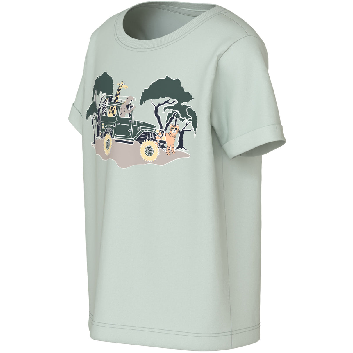 Name It Pale Aqua Drive Nmmvux Ss Topp