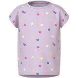 Name It Lavender Fog Colorful Hearts Nmfvigga Capsl Topp