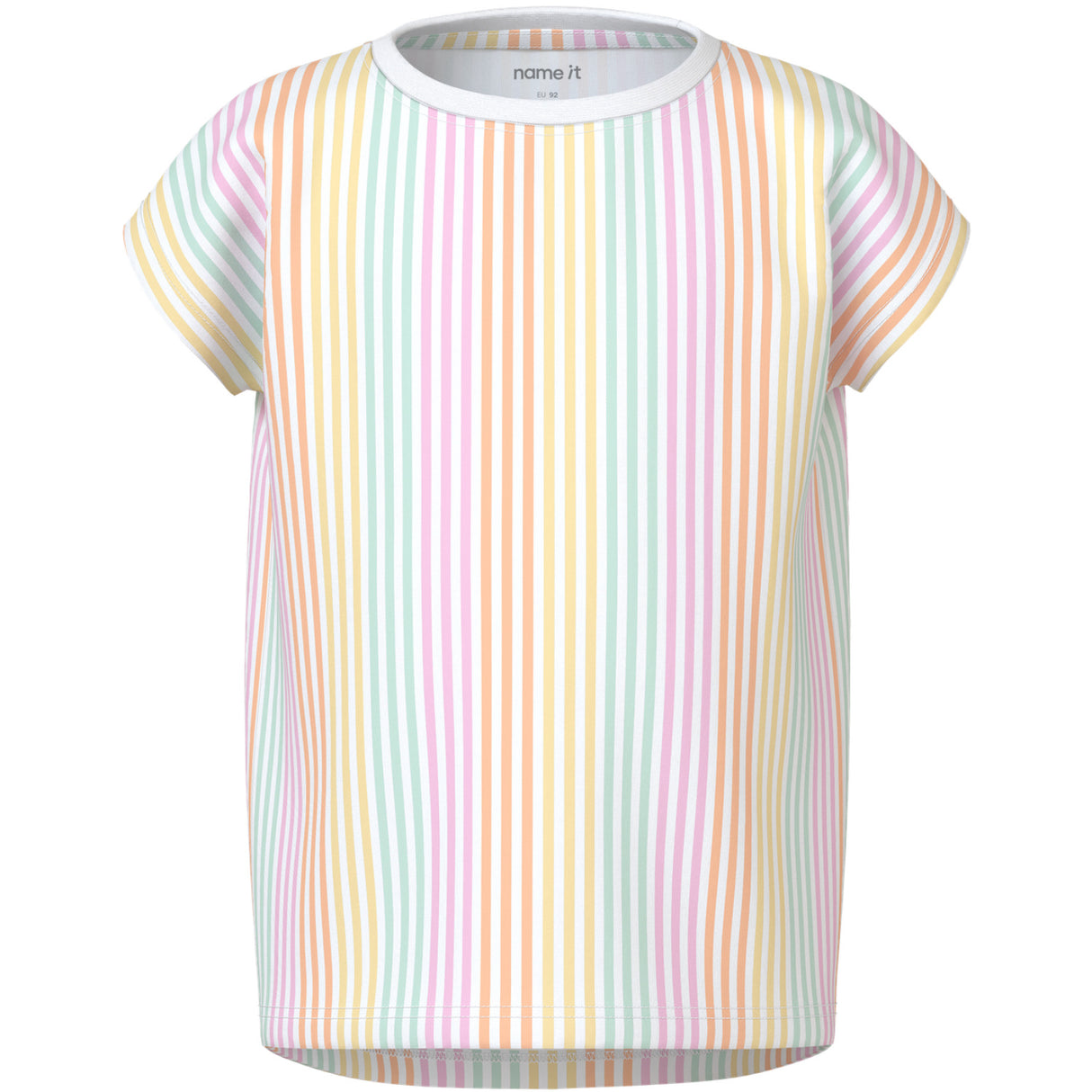 Name It Bright White Cool Stripe Nmfvigga Capsl Topp