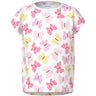 Name It Bright White Pink Butterfly Nmfvigga Capsl Topp