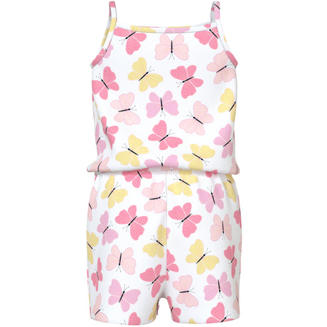 Name It Bright White Pink Butterfly Nmfvigga Stropp Drakt