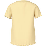 Name It Double Cream Apples Embroidery Nmfvivemma Ss Slim Topp