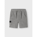 Name It Grey Melange Nmmvivasse Long Swe Shorts Unb