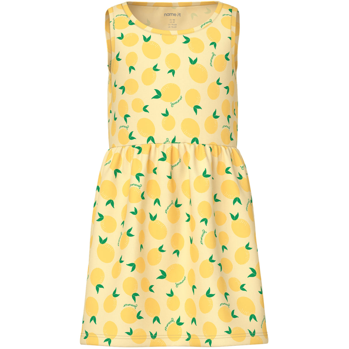 Name It Double Cream Lemons Nmfvineo Tank Kjole