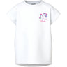 Name It Bright White Unicorn Nmfvarutti Capsl Loose Topp