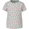 Name It Pale Aqua Strawberries Nmfvemma Aop Ss Slim Topp