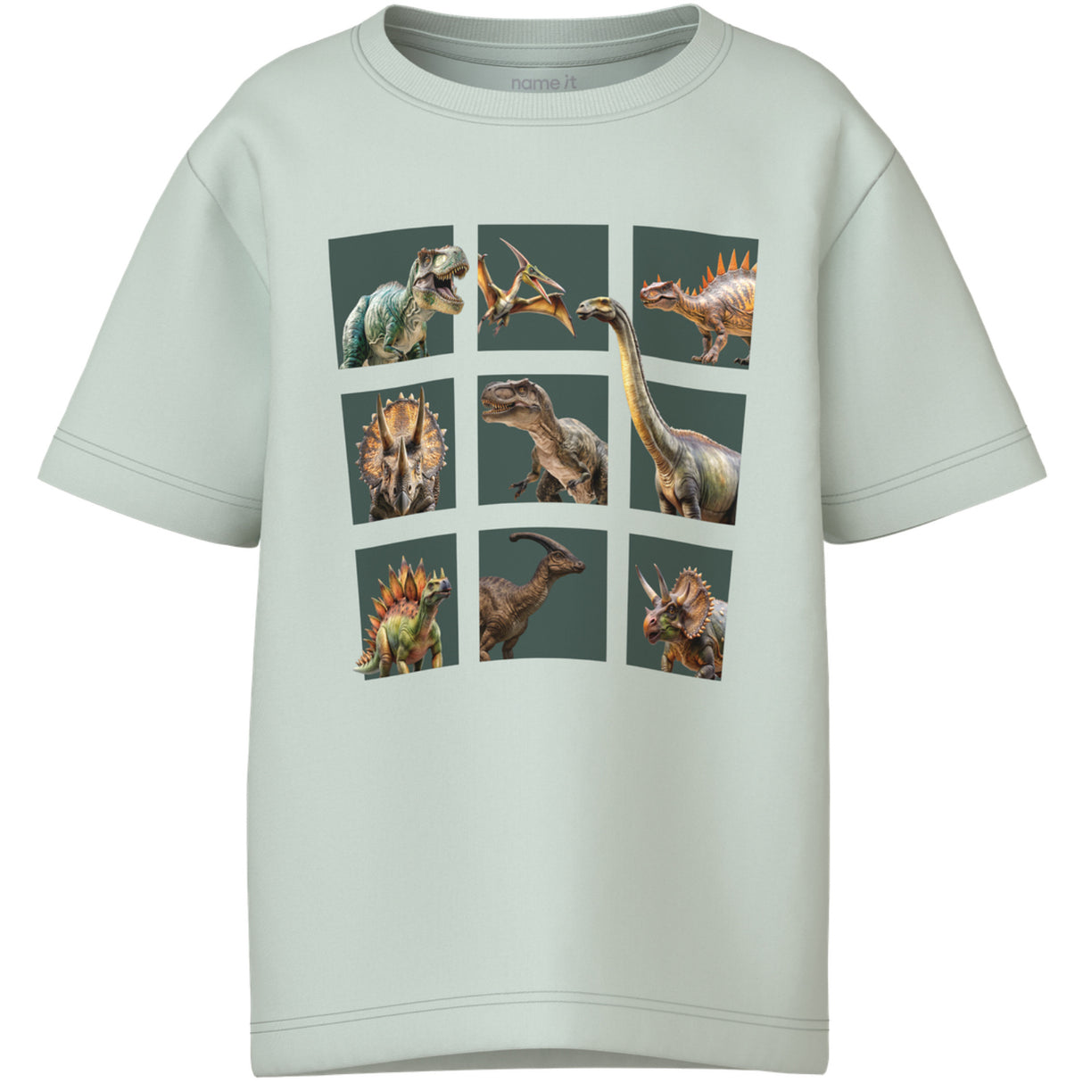 Name It Pale Aqua Dino Squad Nmmvoto Ss Nreg Topp