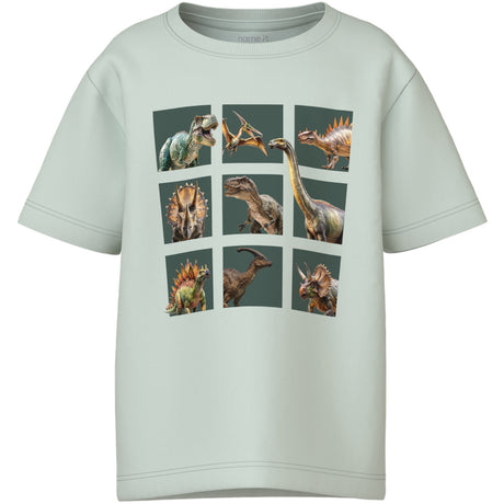 Name It Pale Aqua Dino Squad Nmmvoto Ss Nreg Topp