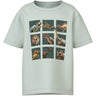 Name It Pale Aqua Dino Squad Nmmvoto Ss Nreg Topp