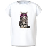 Name It Bright White Sunglasses Cat Nmfvotia Capsl Topp