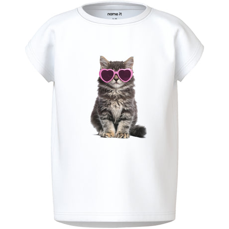 Name It Bright White Sunglasses Cat Nmfvotia Capsl Topp
