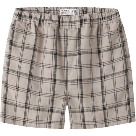 Name It Chateau Gray Check Nmmhowie Nreg Shorts Box