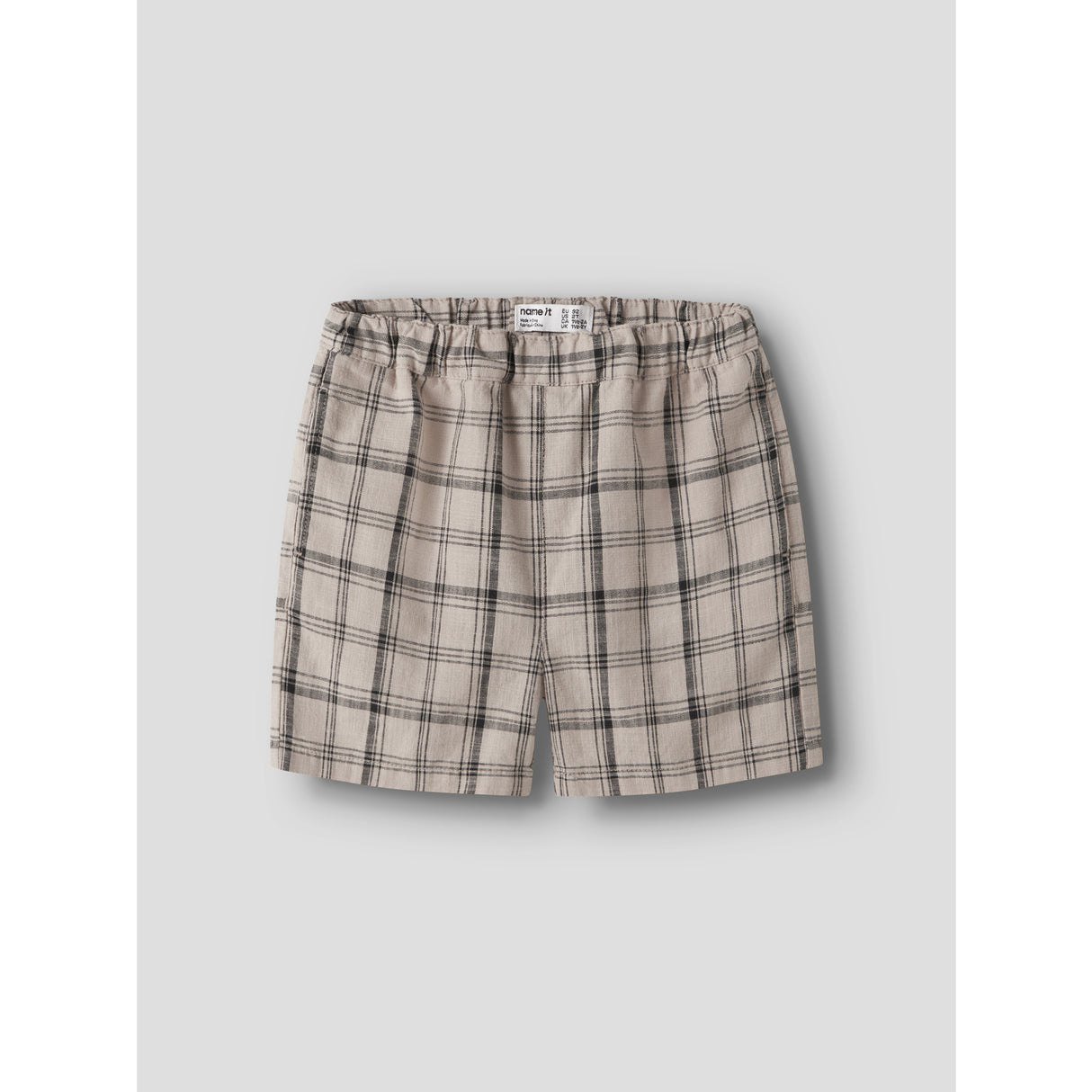 Name It Chateau Gray Check Nmmhowie Nreg Shorts Box