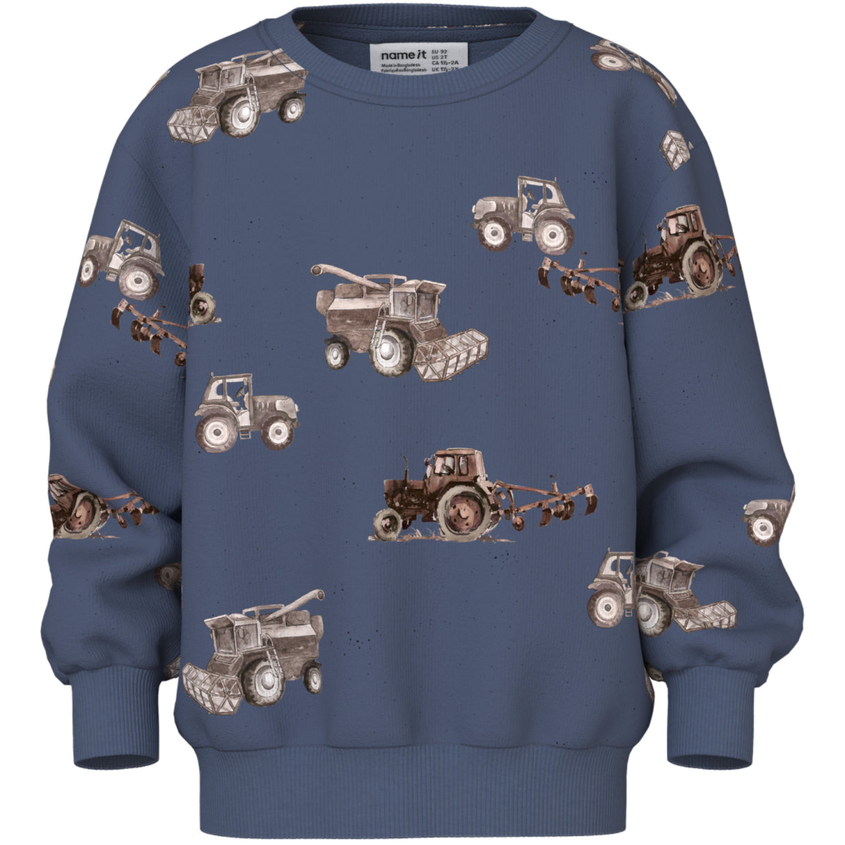 Name It Vintage Indigo Nmmjanol Ls Sweat Unb