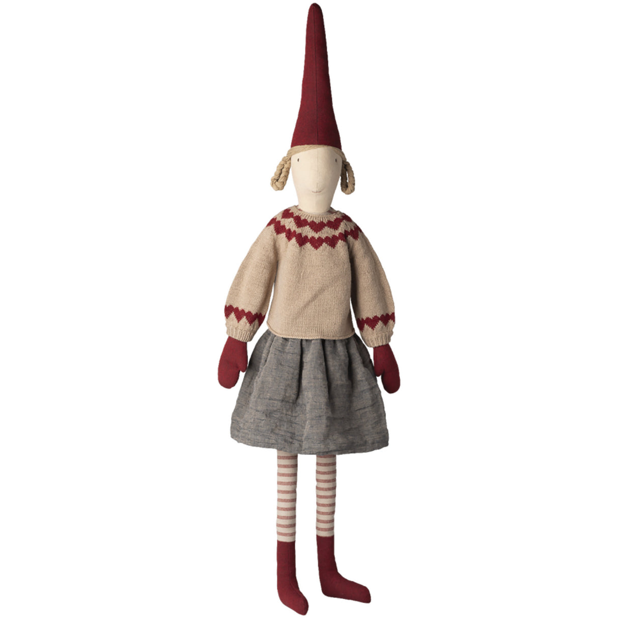 Maileg Pixy, Størrelse 6 - Pige - Skjørt Og Strikket Sweater