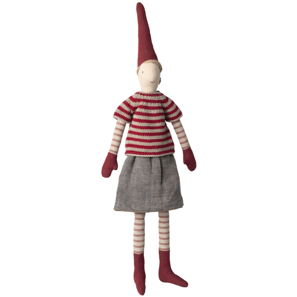 Maileg Pixy, Størrelse 3 - Pige - Skjørt Og Strikket Sweater