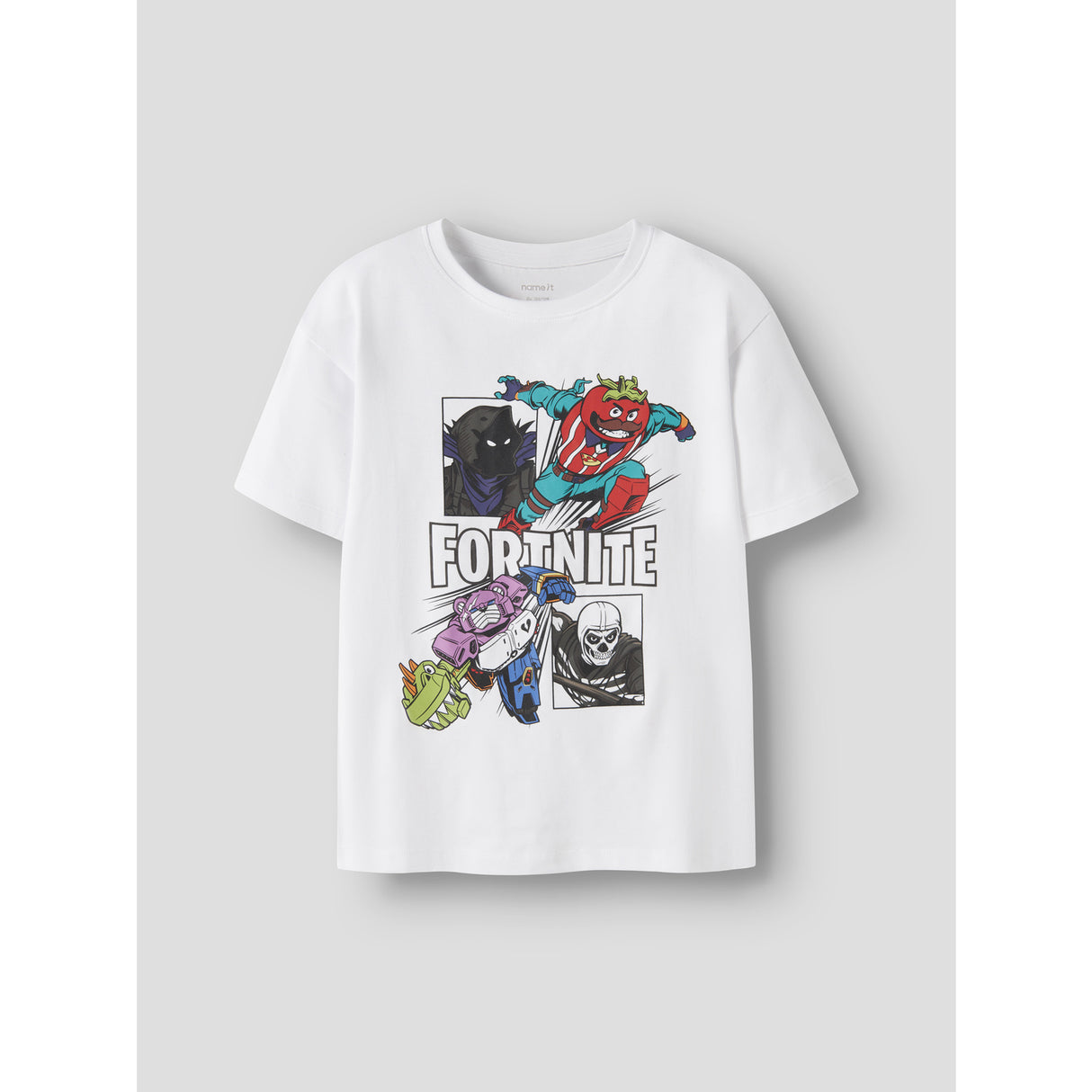 Name It Bright White Nkmambrose Fortnite Ss Nreg Topp Bfu