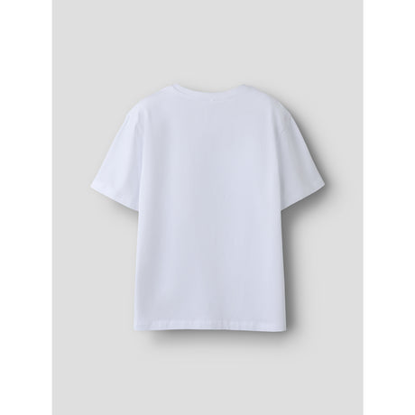 Name It Bright White Nkmasekel Fifae Ss Nreg Topp Box Vde