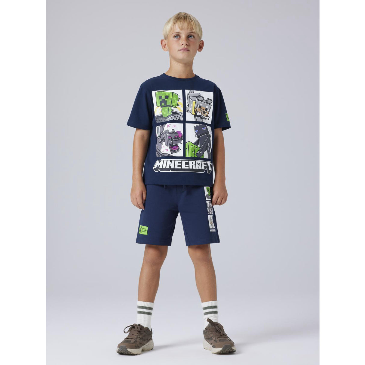 Name It Navy Blazer Nkmmar Minecraft Nreg Swe Shorts Unb Bfu
