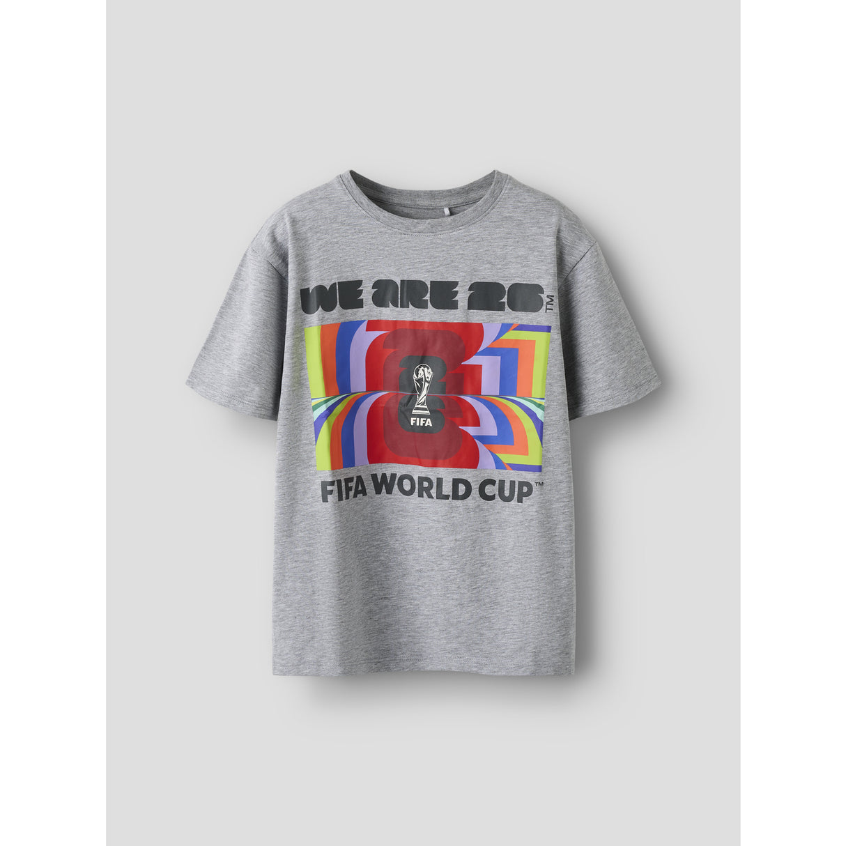 Name It Grey Melange Nkmmacs Fifa Ss Nreg Topp Box Ous