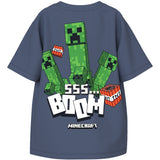Name It Vintage Indigo Nkmasant Minecraft Ss Nreg Topp Bfu