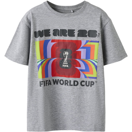 Name It Grey Melange Nkmmacs Fifa Ss Nreg Topp Box Ous