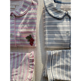 Konges Sløjd Indigo Butter Stripe Pio Sett Gots