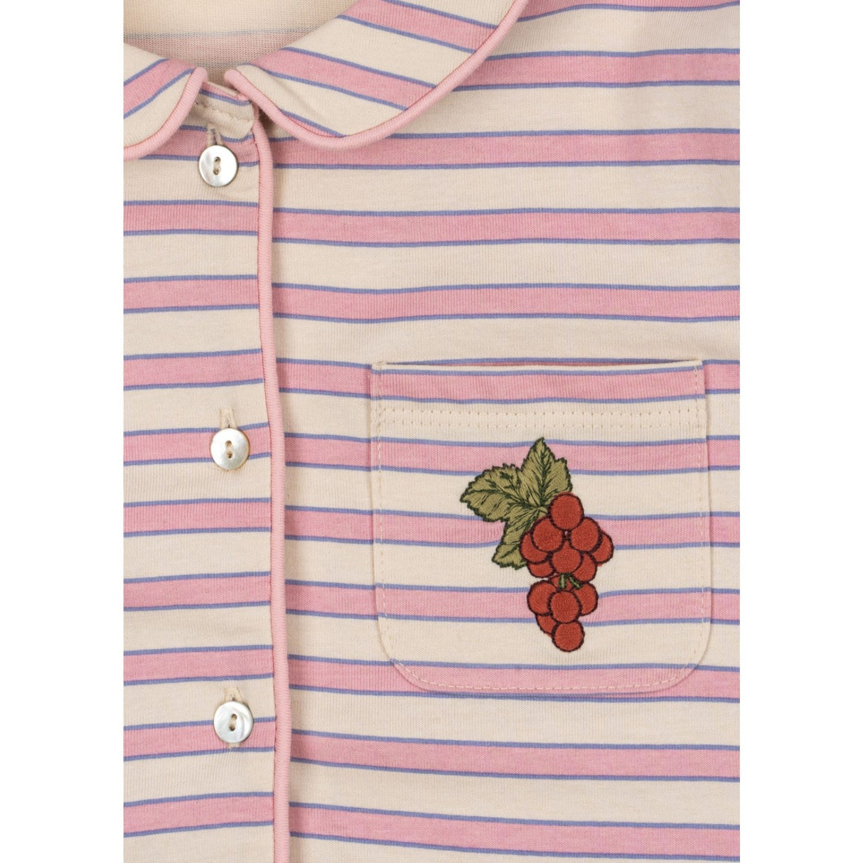 Konges Sløjd Lolly Stripe Pio Frill Sett Gots