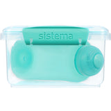 Sistema Minty Teal 1.2L Lunch Plus Matboks Med Itsy Flaske 380 Ml
