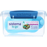 Sistema Ocean Blue 1.2L Lunch Plus Matboks Med Itsy Flaske 380 Ml
